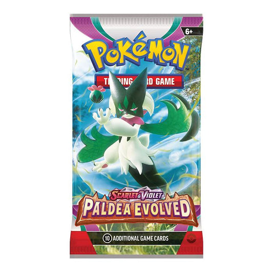 Pokémon TCG: Scarlet & Violet Paldea Evolved Booster Pack (10 Cards)