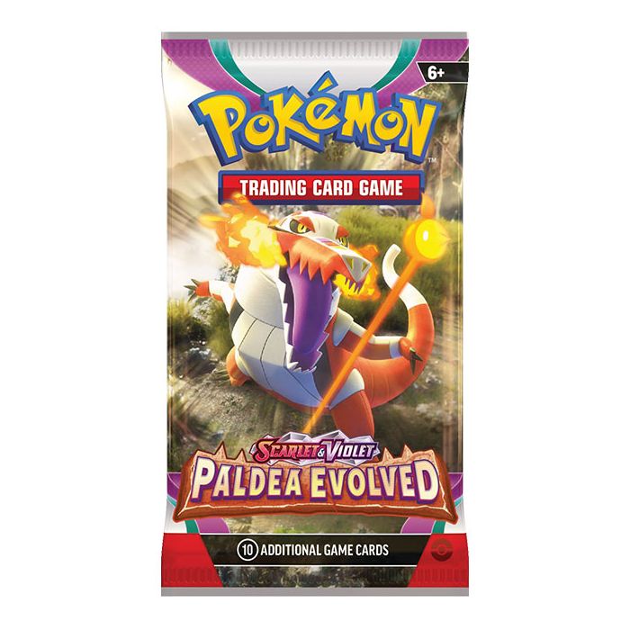 Pokémon TCG: Scarlet & Violet Paldea Evolved Booster Pack (10 Cards)