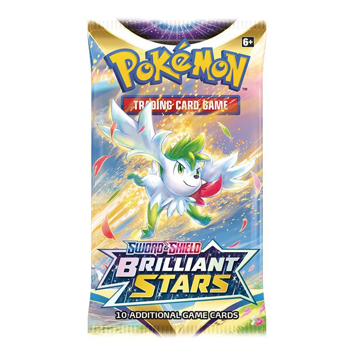 Pokémon TCG: Sword & Shield Brilliant Stars Booster Pack (10 Cards)