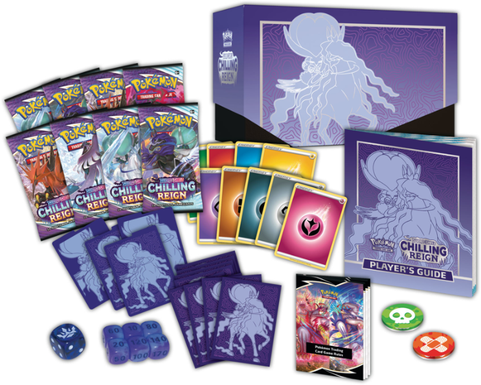 Pokémon TCG: Chilling Reign Elite Trainer Box Set (Ice Rider Calyrex & Shadow Rider Calyrex)