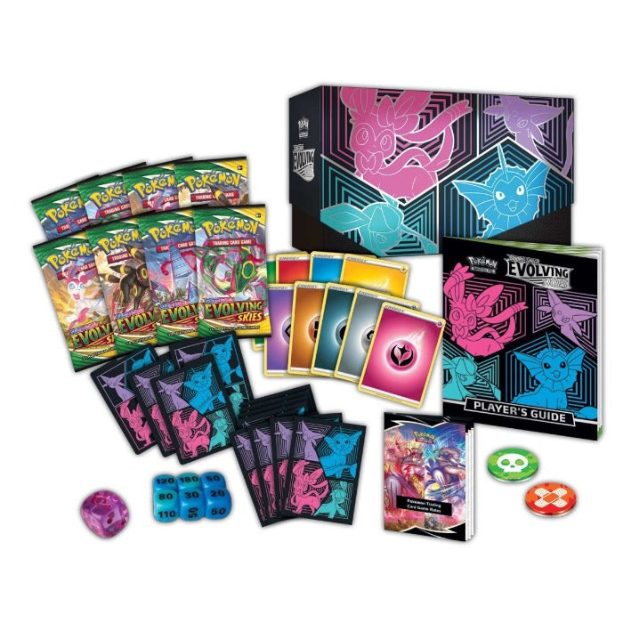 Pokémon TCG: Evolving Skies Elite Trainer Box (Vaporeon, Espeon, Glaceon & Sylveon)