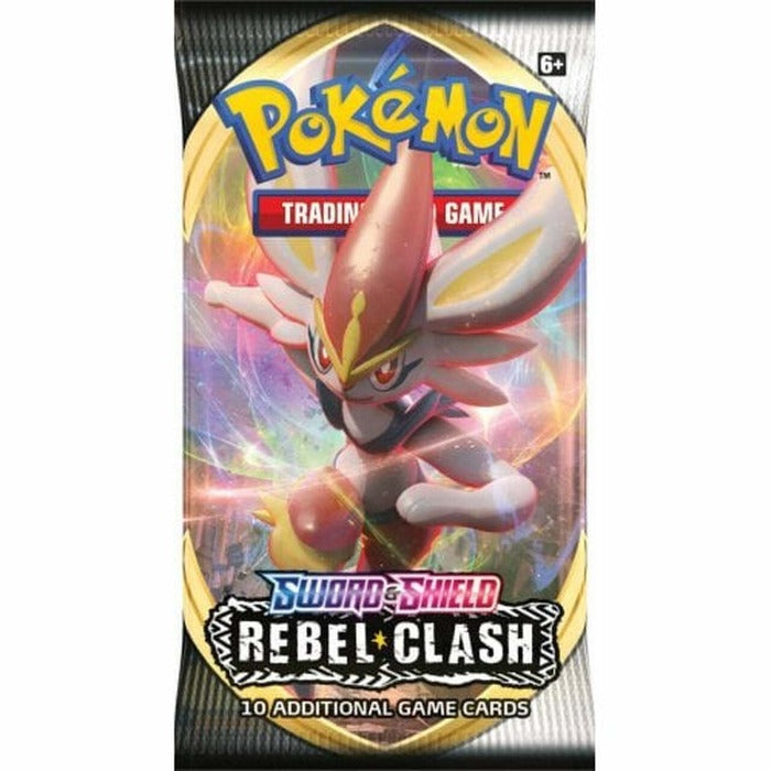 Pokémon TCG: Sword & Shield Rebel Clash Booster Pack (10 Cards)