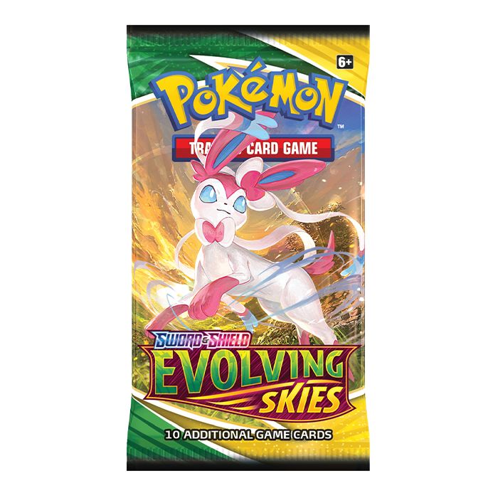 Pokémon TCG: Sword & Shield Evolving Skies Artwork Set - x4 Booster Pa –  Undercut Cards