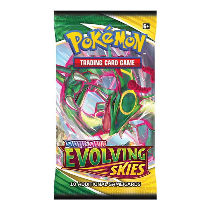 Pokémon TCG: Sword & Shield Evolving Skies Artwork Set - x4 Booster Packs