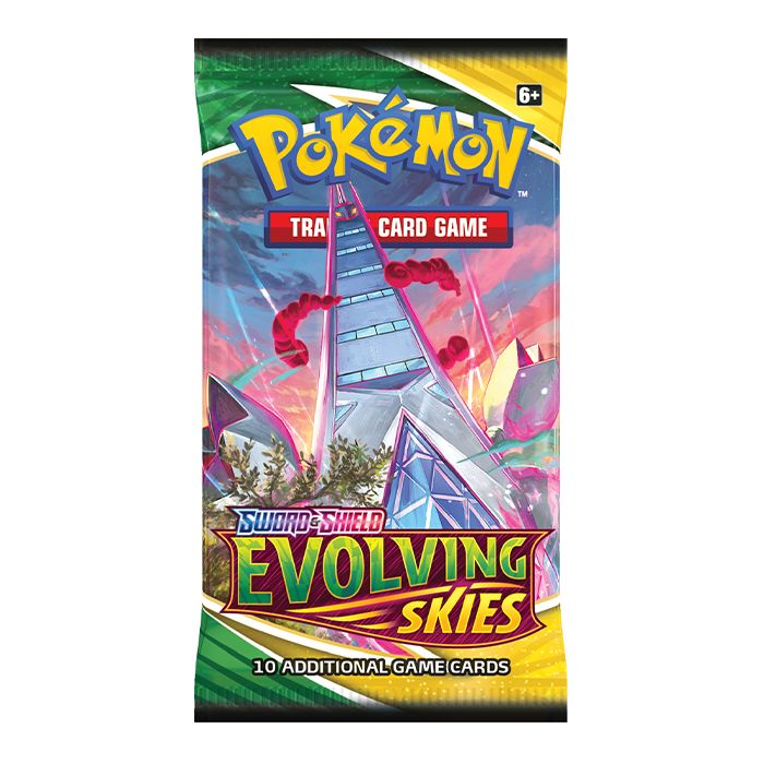 Pokémon TCG: Sword & Shield Evolving Skies Artwork Set - x4 Booster Packs