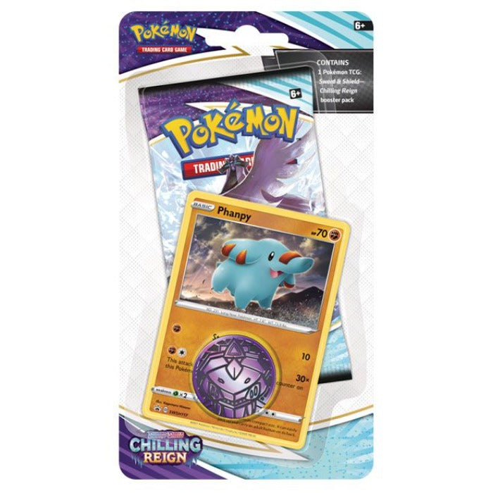 SWSH Chilling Reign - 1 Pack Checklane Blister - Phanpy