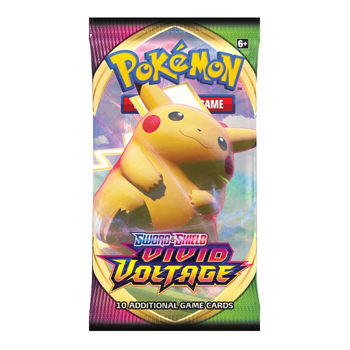 Pokémon TCG: Sword & Shield Vivid Voltage Artwork Set - x4 Booster Packs