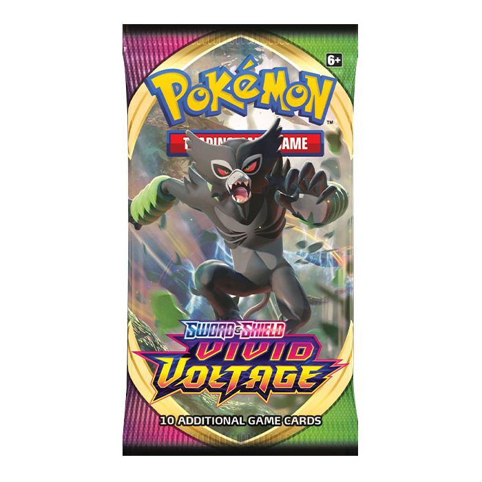 Pokémon TCG: Sword & Shield Vivid Voltage Artwork Set - x4 Booster Packs